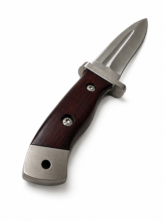 Outdoor нож BUCK махагон с кожена кания