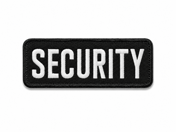 Нашивка SECURITY 13x5 cm с велкро гръб