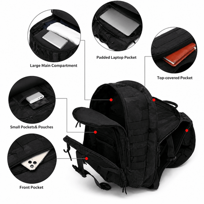 Тактическа раница BlackAirsoft CROSS-X 35L
