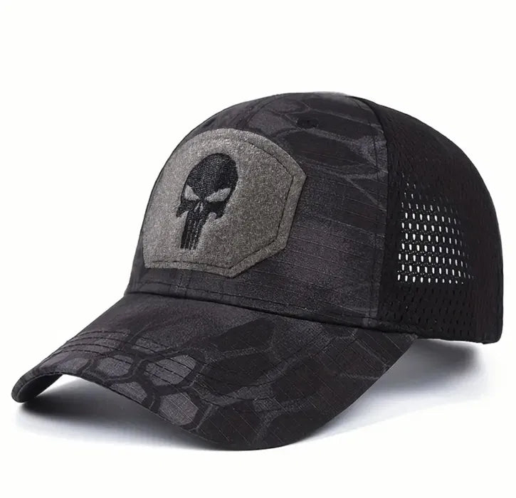 Тактическа шапка BlackAirsoft Skull с велкро панел