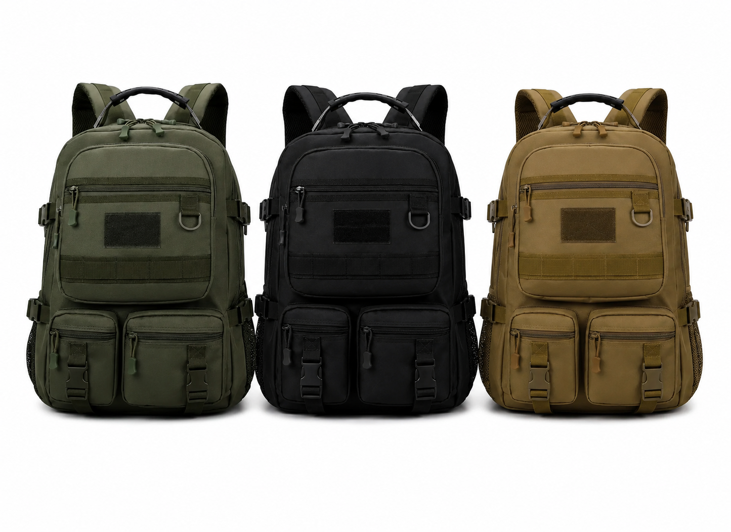Тактическа раница Black Airsoft Tactical Backpack 35L 600D