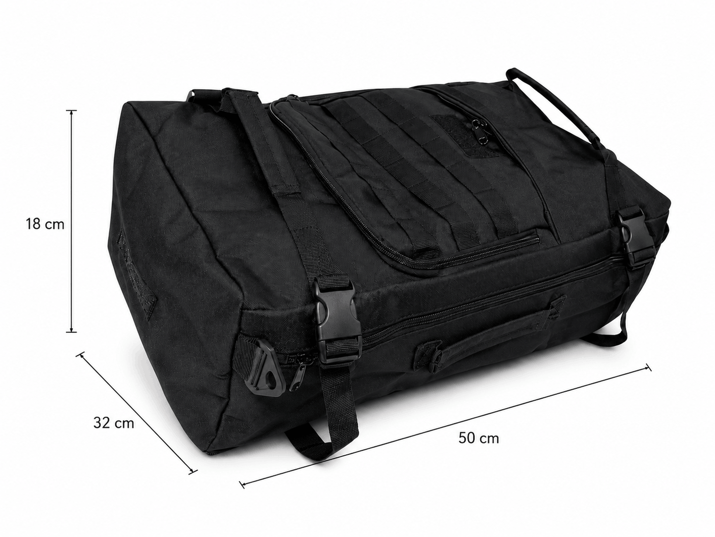 Тактически сак и раница 2в1 BlackAirsoft TRANSFORM 50L