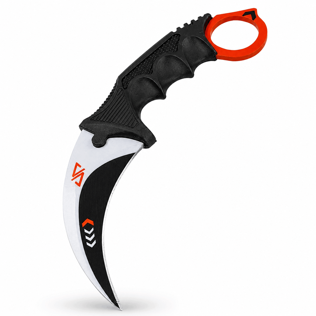 Karambit Black Airsoft Vortex mit Scheide und Lanyard