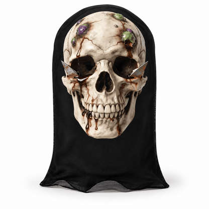 Мрежеста маска BlackAirsoft SKULL – Зомби череп