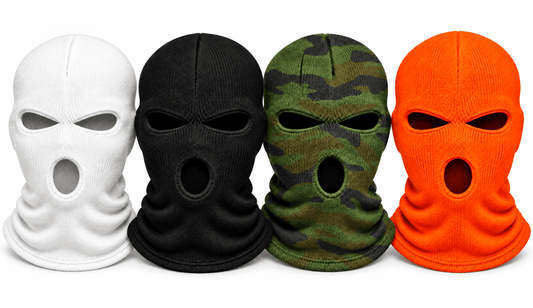 Плетена балаклава с 3 отвора BlackAirsoft TRIAD