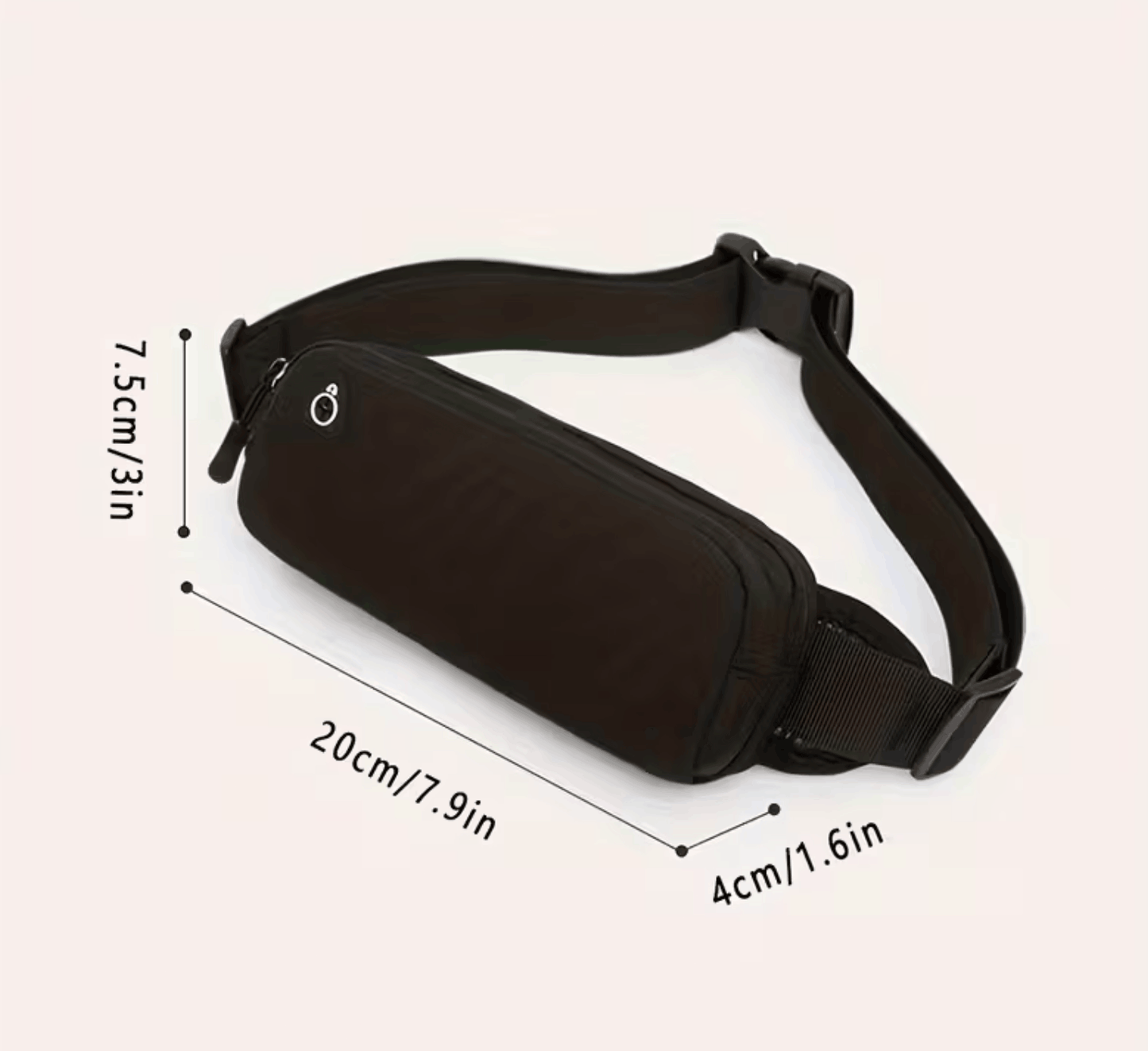 Чанта за кръст и през рамо BlackAirsoft Slim