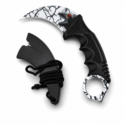 Cuțit karambit Dragon 20 cm cu husă