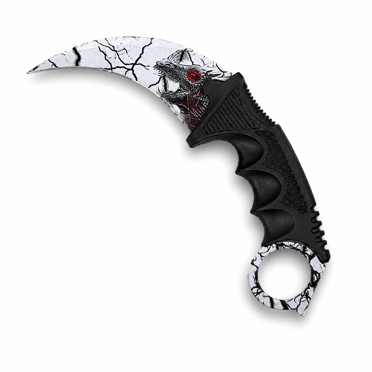 Cuțit karambit Dragon 20 cm cu husă