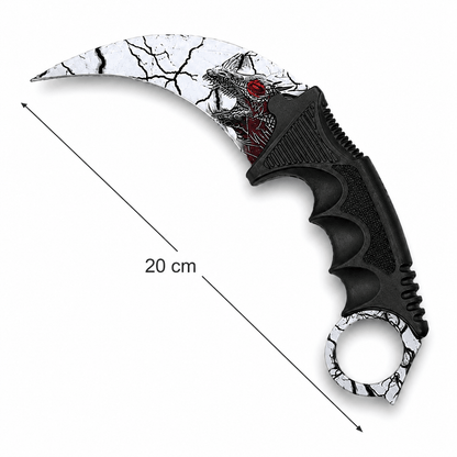 Cuțit karambit Dragon 20 cm cu husă