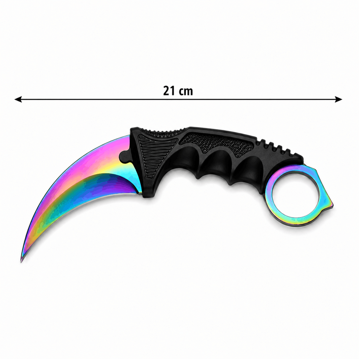 Nůž karambit Rainbow 21 cm s ochranným pouzdrem