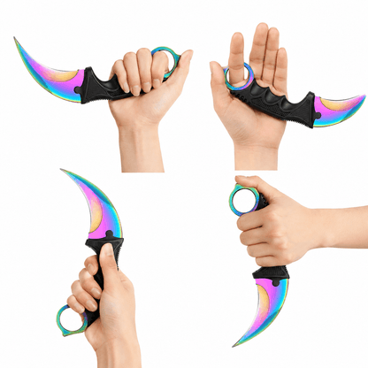 Nůž karambit Rainbow 21 cm s ochranným pouzdrem