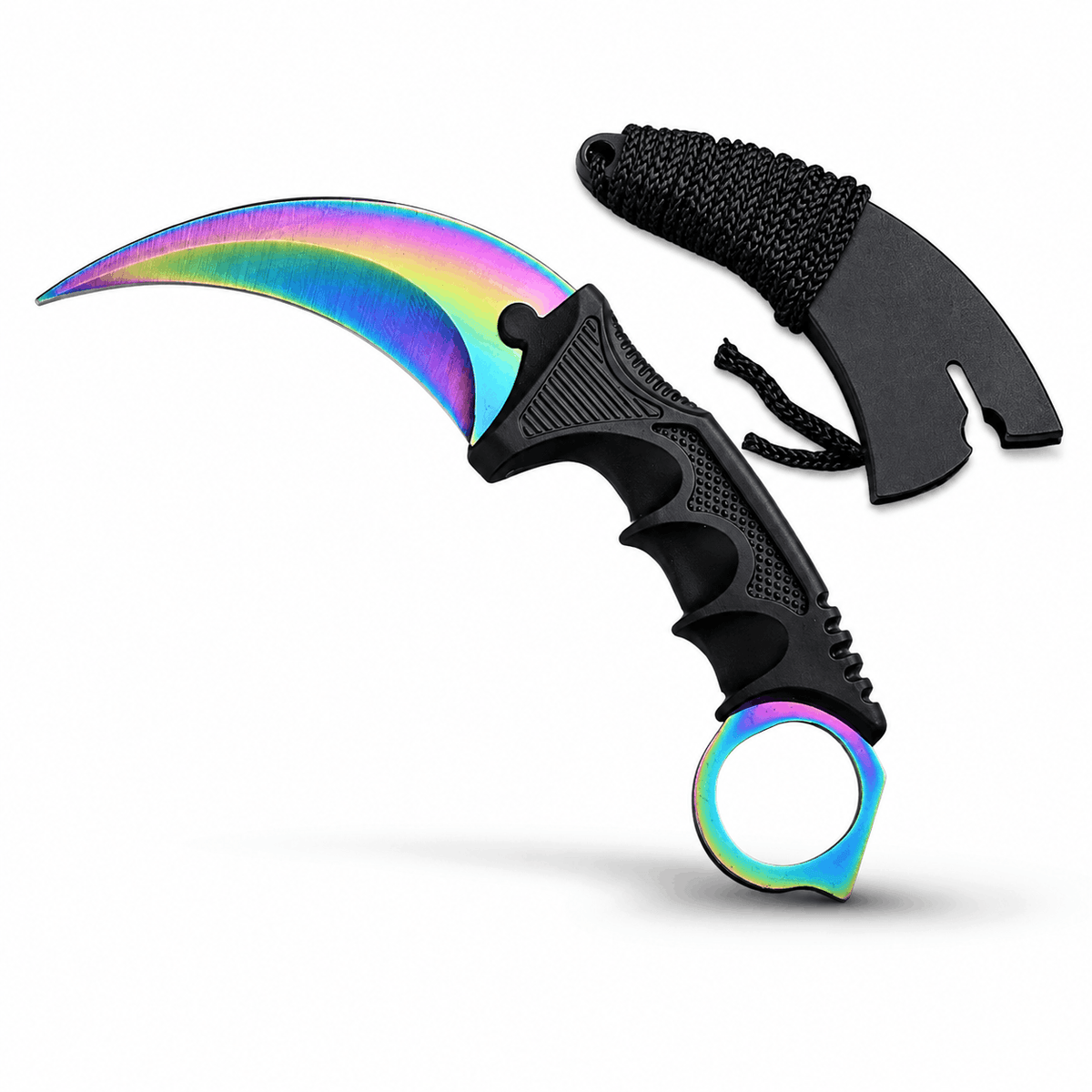 Nůž karambit Rainbow 21 cm s ochranným pouzdrem