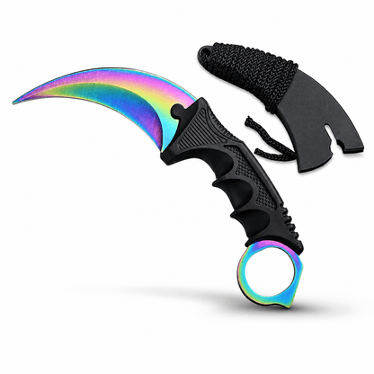 Nůž karambit Rainbow 21 cm s ochranným pouzdrem
