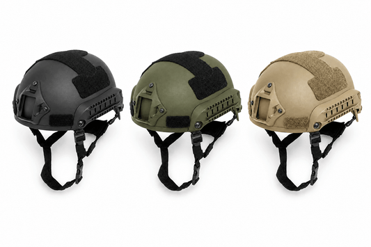 Каска за Еърсофт MICH High-Cut с NVG Mount и Релси