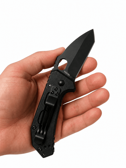 Мини сгъваем нож Black Airsoft KA-BAR - EDC