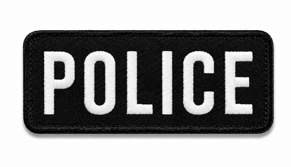 Нашивка POLICE 25x9 cm с велкро гръб