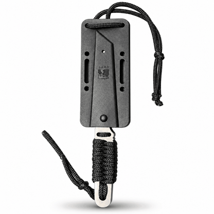 Компактен нож за врат BlackAirsoft STINGER с твърд калъф