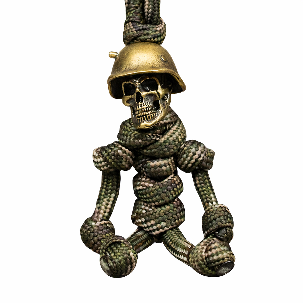 Тактически ключодържател Paracord Skull Soldier