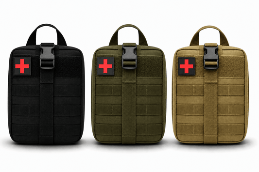 Тактическа аптечка MOLLE BlackAirsoft Rip-Away, медицинска чанта за първа помощ