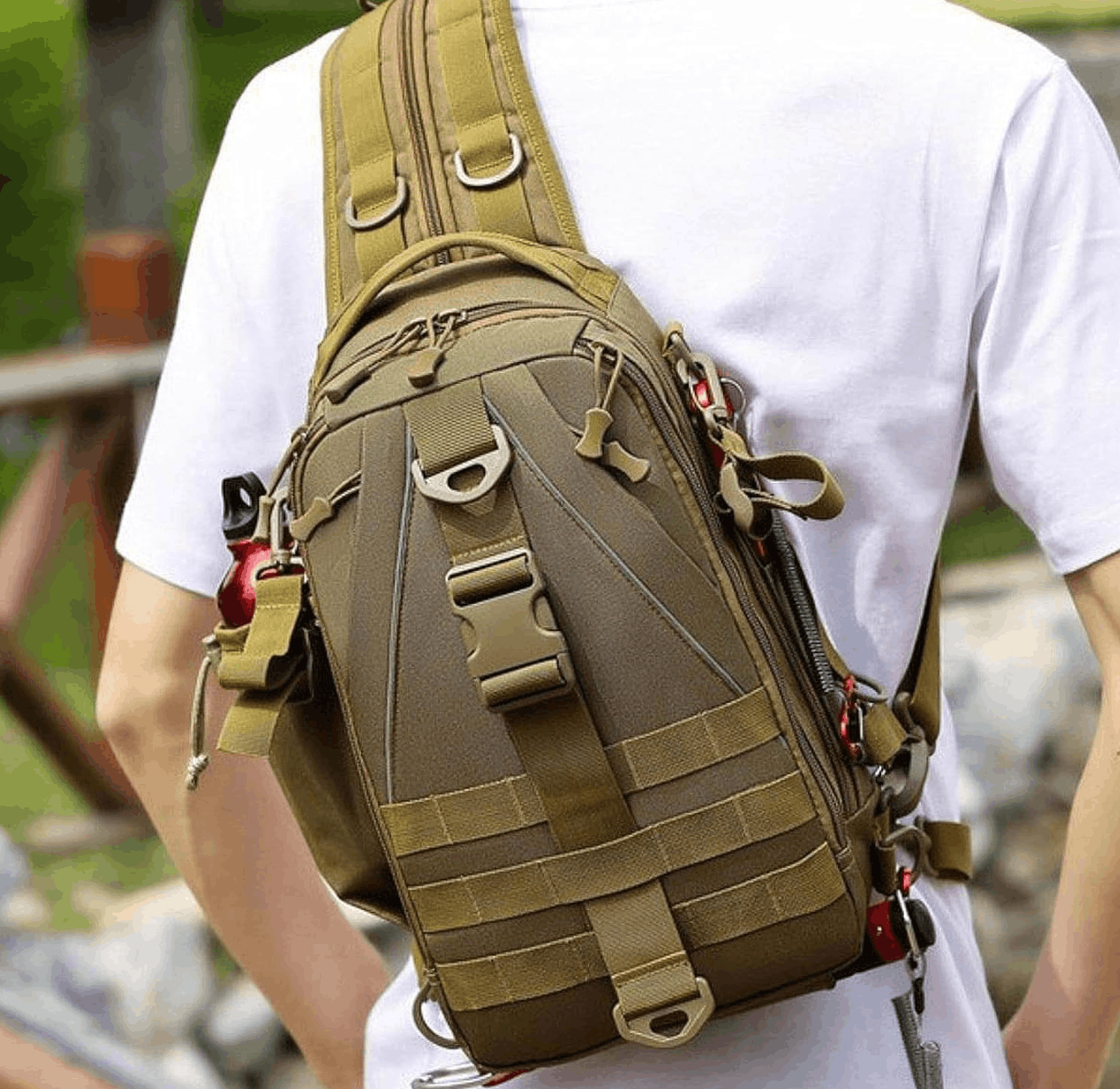 Тактическа sling раница 15L с MOLLE система