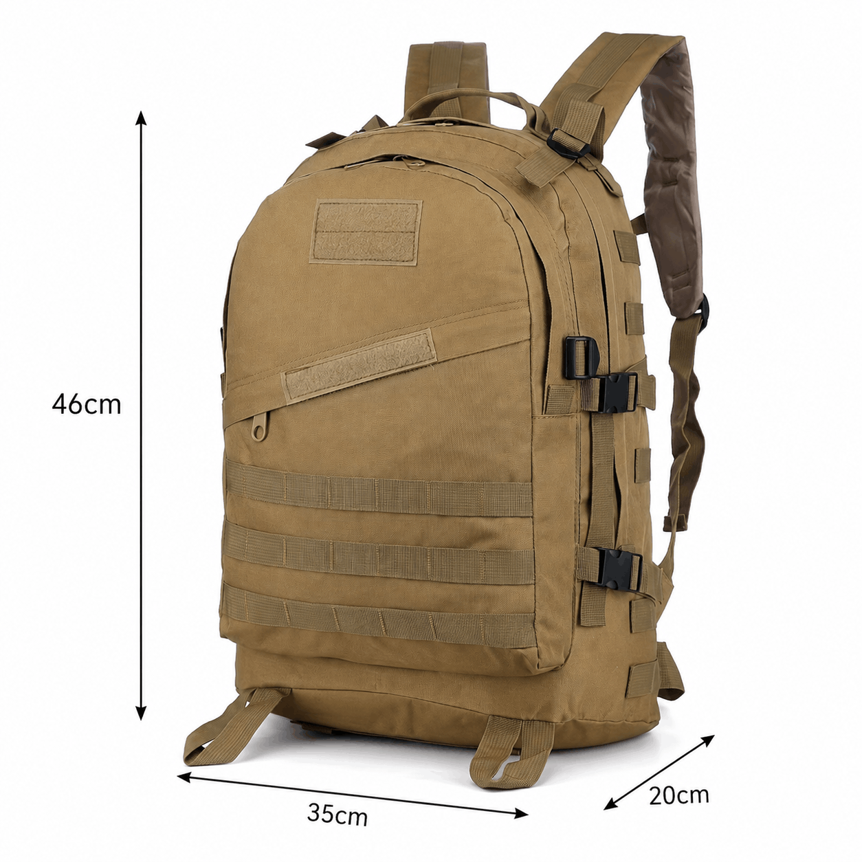 Тактическа туристическа раница 30L с MOLLE система